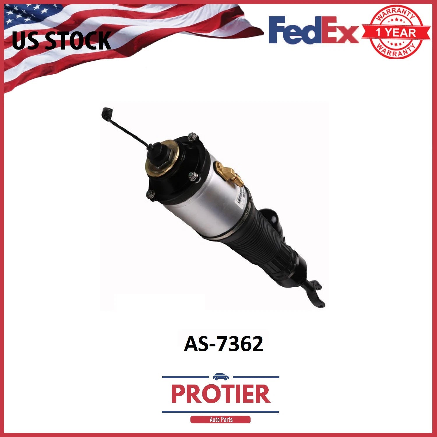 Front Left Suspension Air Strut for 2004 - 2006 Volkswagen Phaeton 6B93BC-57