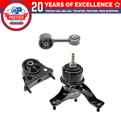 Fits 2004-2007 Toyota Highlander 2.4L 2WD Engine Motor Mount Set 3pcs : A7299, 6B93BC-57