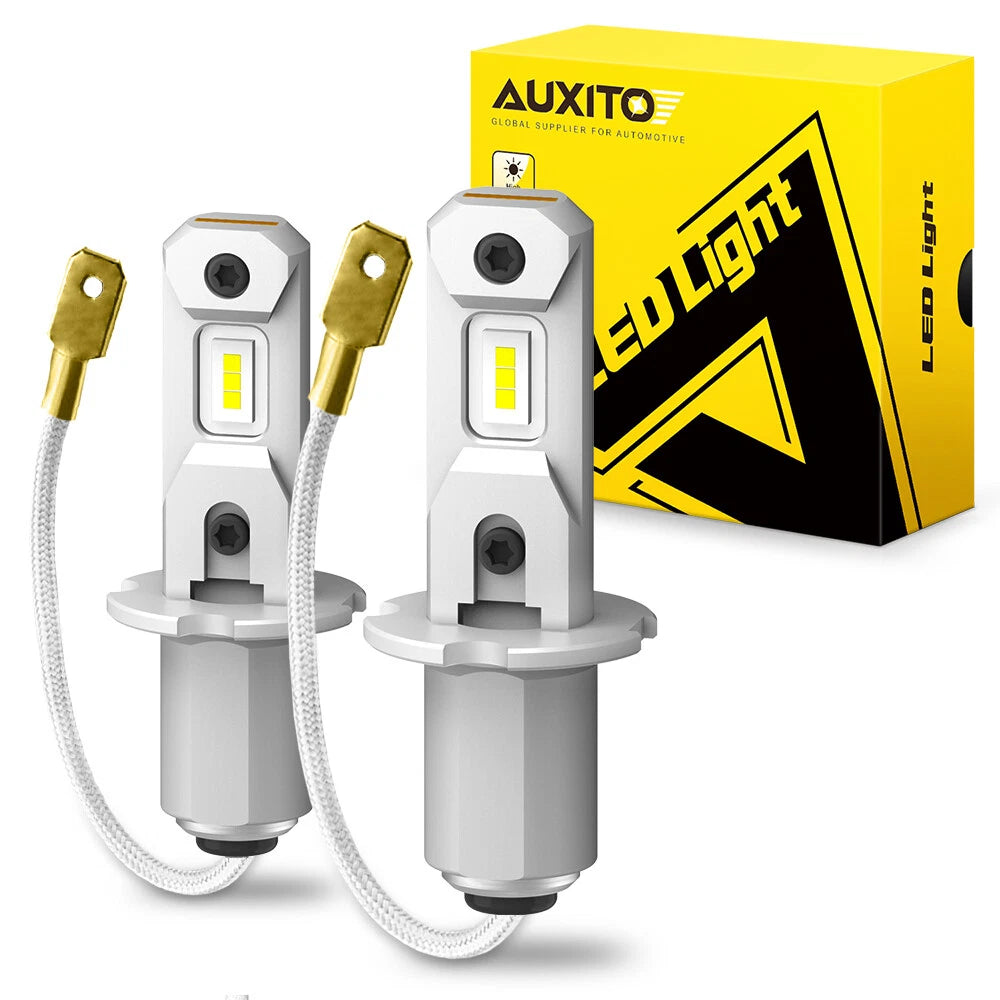 AUXITO H3 Fog Light Bulbs 6500K Xenon White LED Conversion kit Headlight GF EOA AUXITO