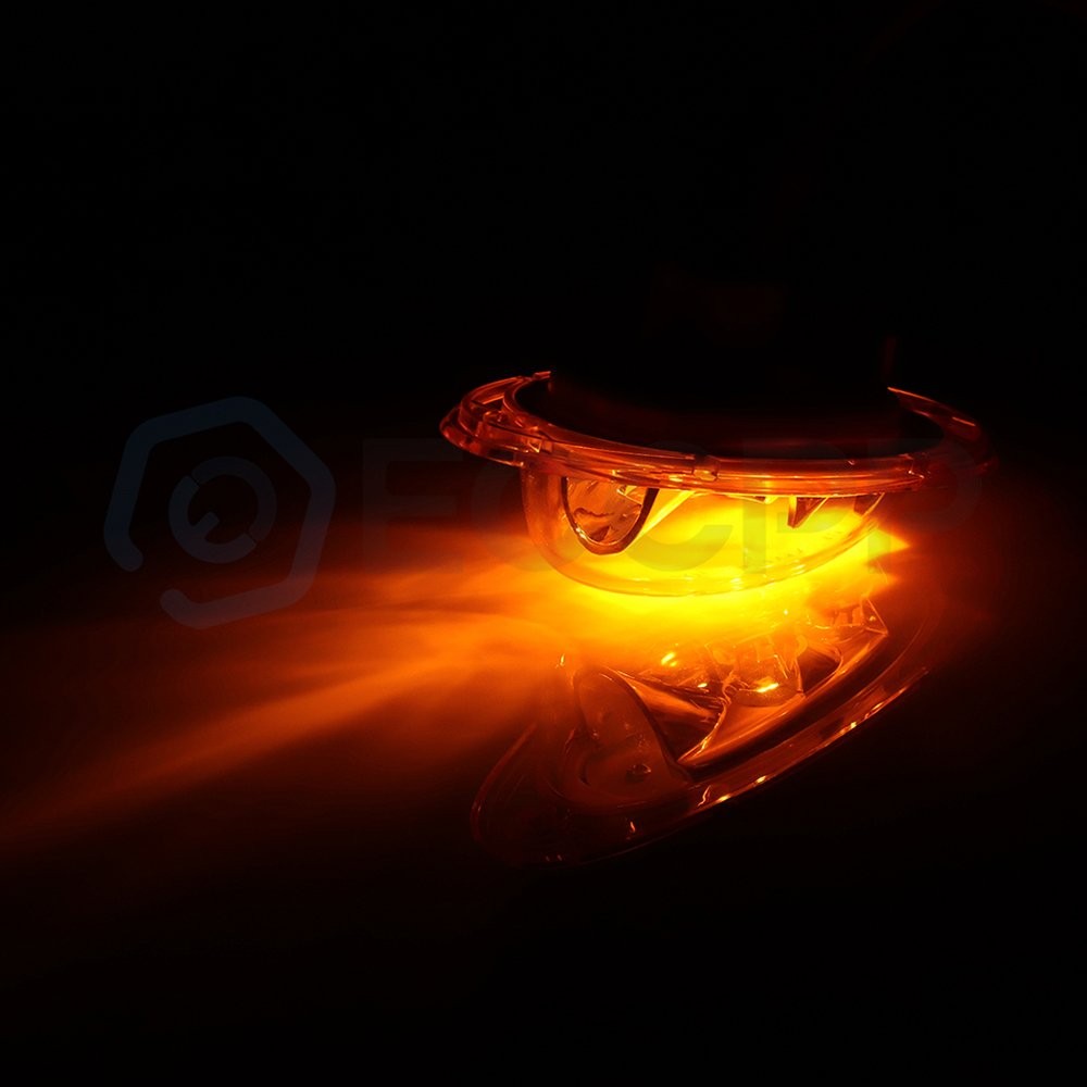 10pcs Amber LED Side Marker Lights Turn Signal 5 LED For Freightliner Cascadia 6B93BC-57