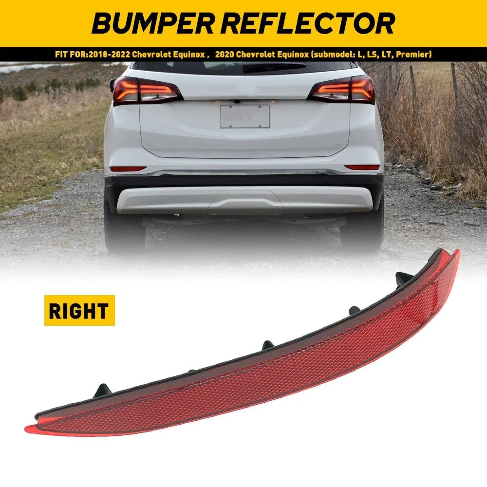 Right Red Lens Rear Bumper Reflector Light Lamp Case For Chevy Equinox 2018-2022 6B93BC-57