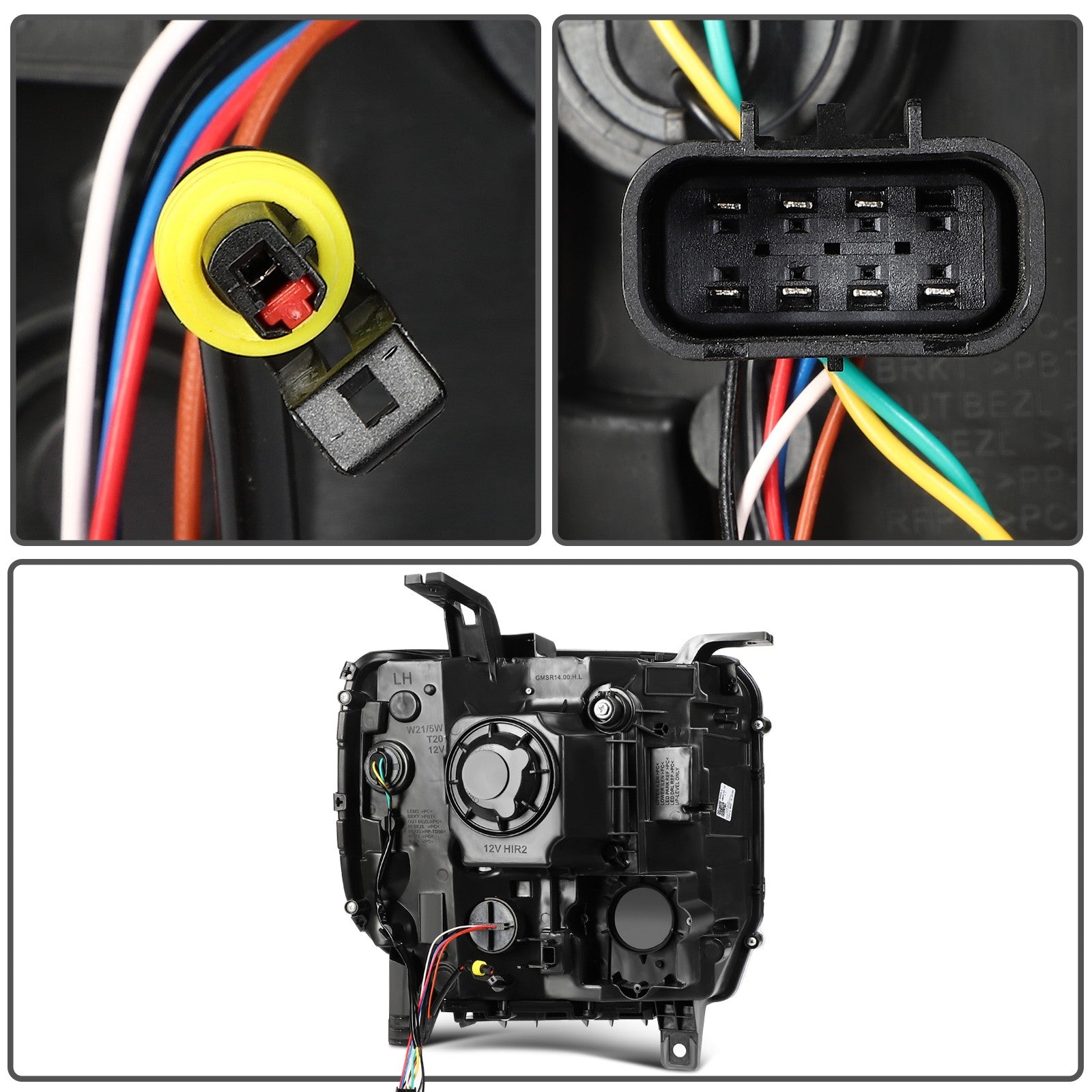 For 2019-2014 GMC Sierra 1500 2500HD 3500HD Drive Side Headlight Assembly KOEEP