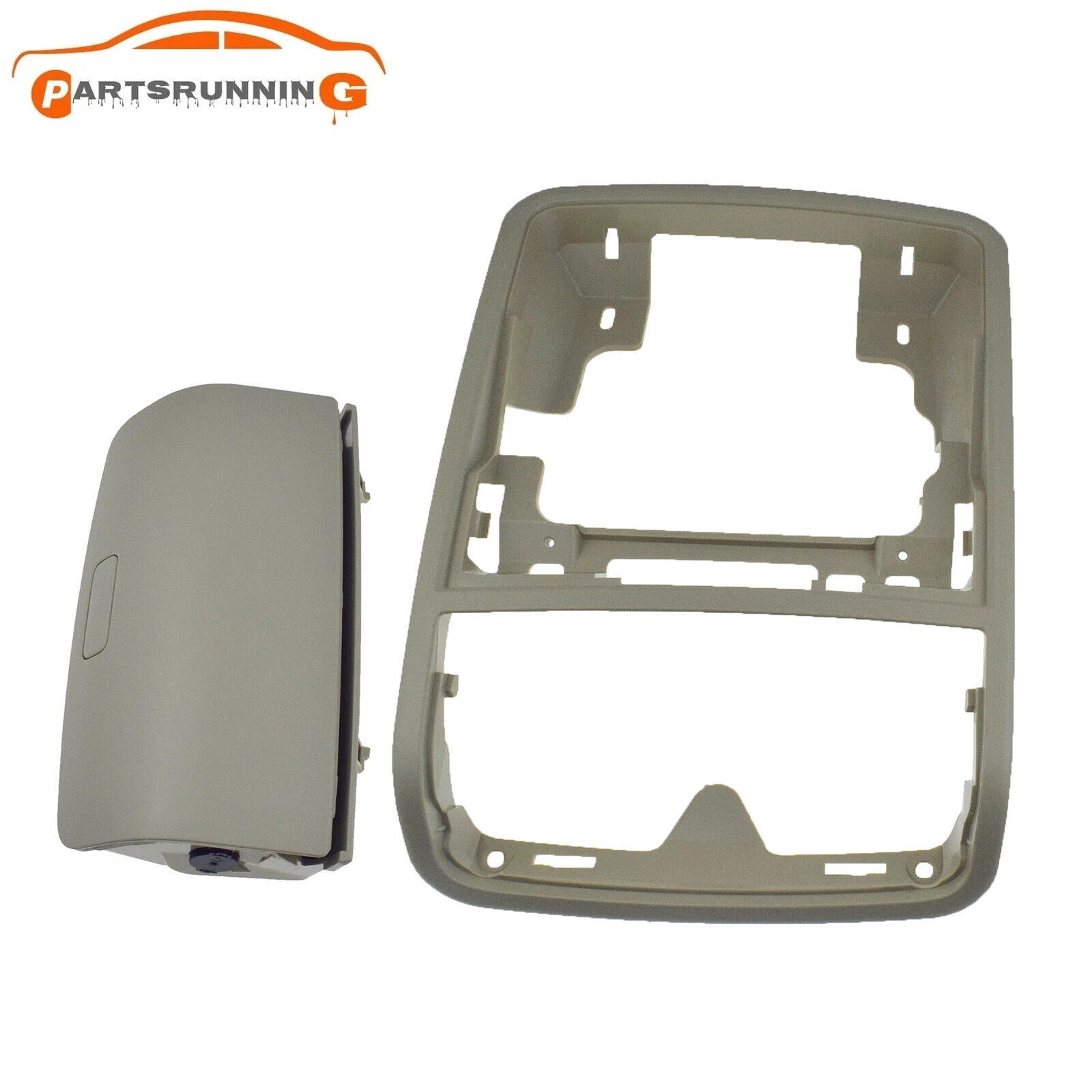 Beige Sun Glasses Case Holder Storage Box &Frame For VW Tiguan Golf MK5 Jetta 5 6B93BC-57
