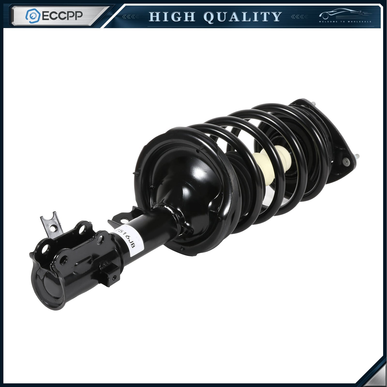 2 Front Struts Assembly & 2 Rear Shock Absorber For 06-11 Hyundai Accent/Kia Rio 6B93BC-57