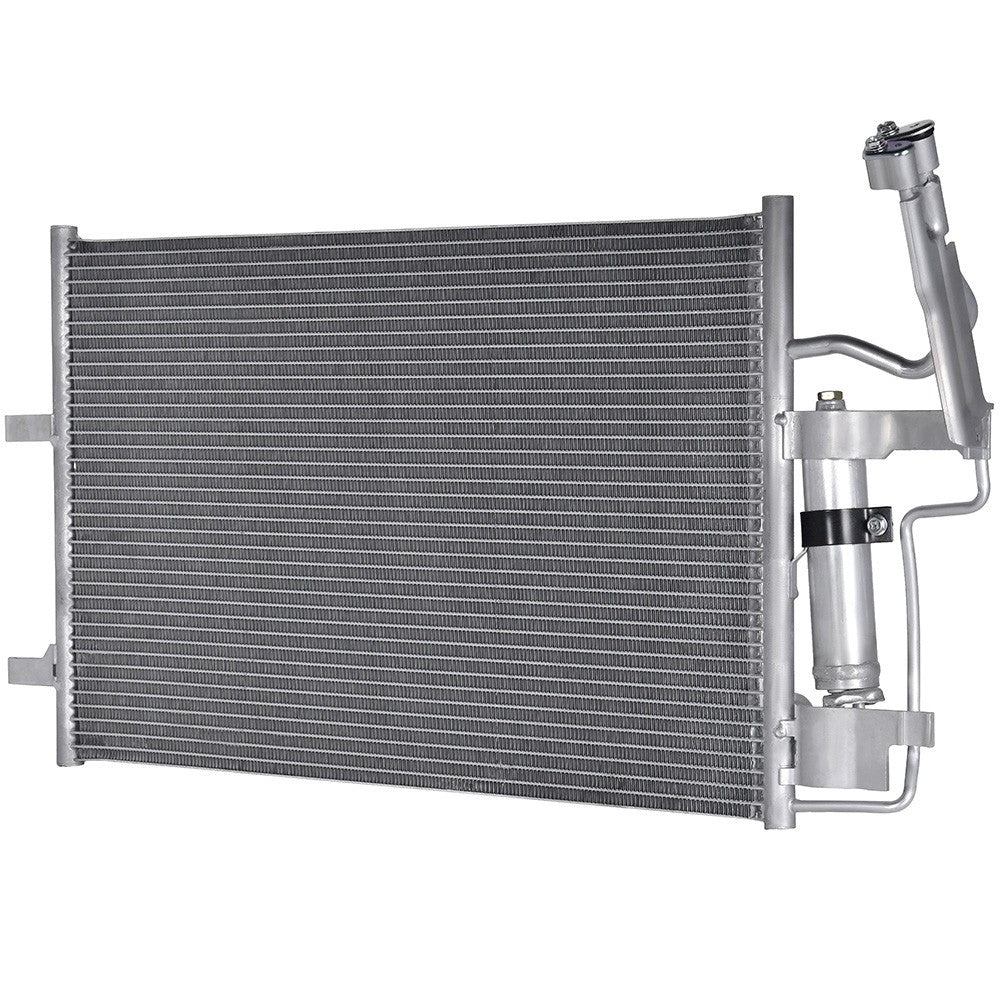 Ac Radiator Bottle aluminum radiator & ac condenser cooling kit for 04 05 06 07 08 09 ...
