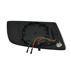 Left Driver 4 Pin Door Mirror Glass W/ Connector Heated For BMW E60 E61 E63 E64 6B93BC-57