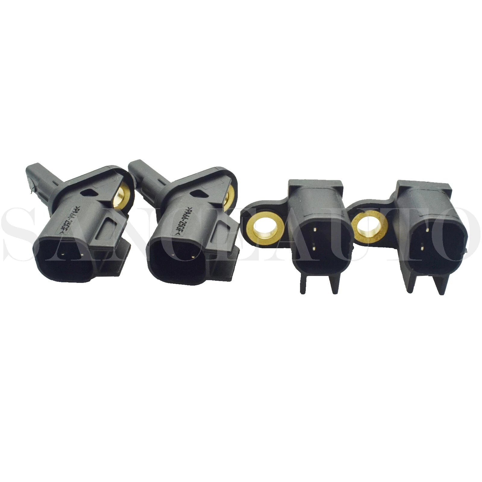 4PCS ABS Wheel Speed Sensor Front Rear L/R For Ford Jaguar Lincoln Volvo 02-20 6B93BC-57