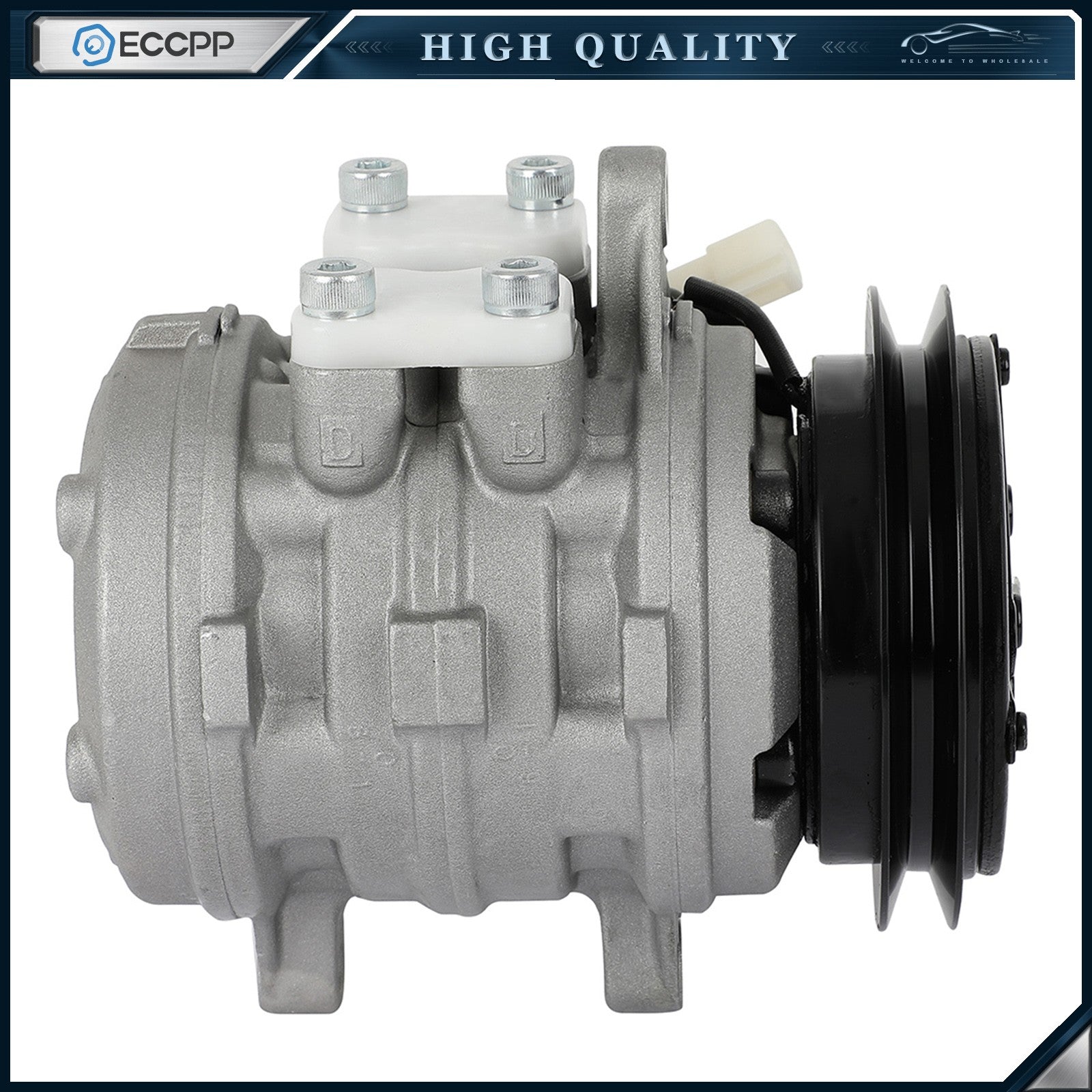 A/C Compressor with Clutch for Chevrolet Sprint Tracker Suzuki Samurai X-90 KOEEP