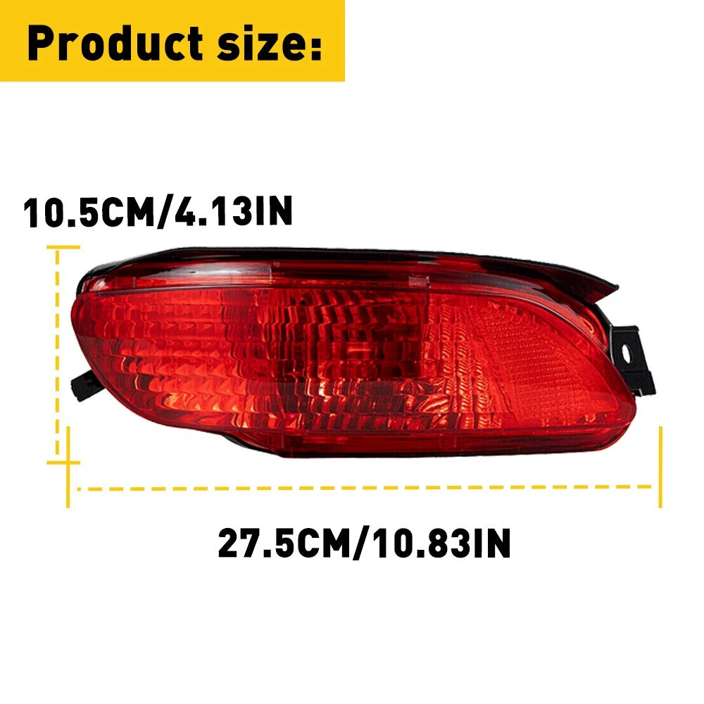 For Lexus RX400h RX350 2004-09 RX330 LH Red Rear Reflector Bumper Light Fog Lamp 6B93BC-57