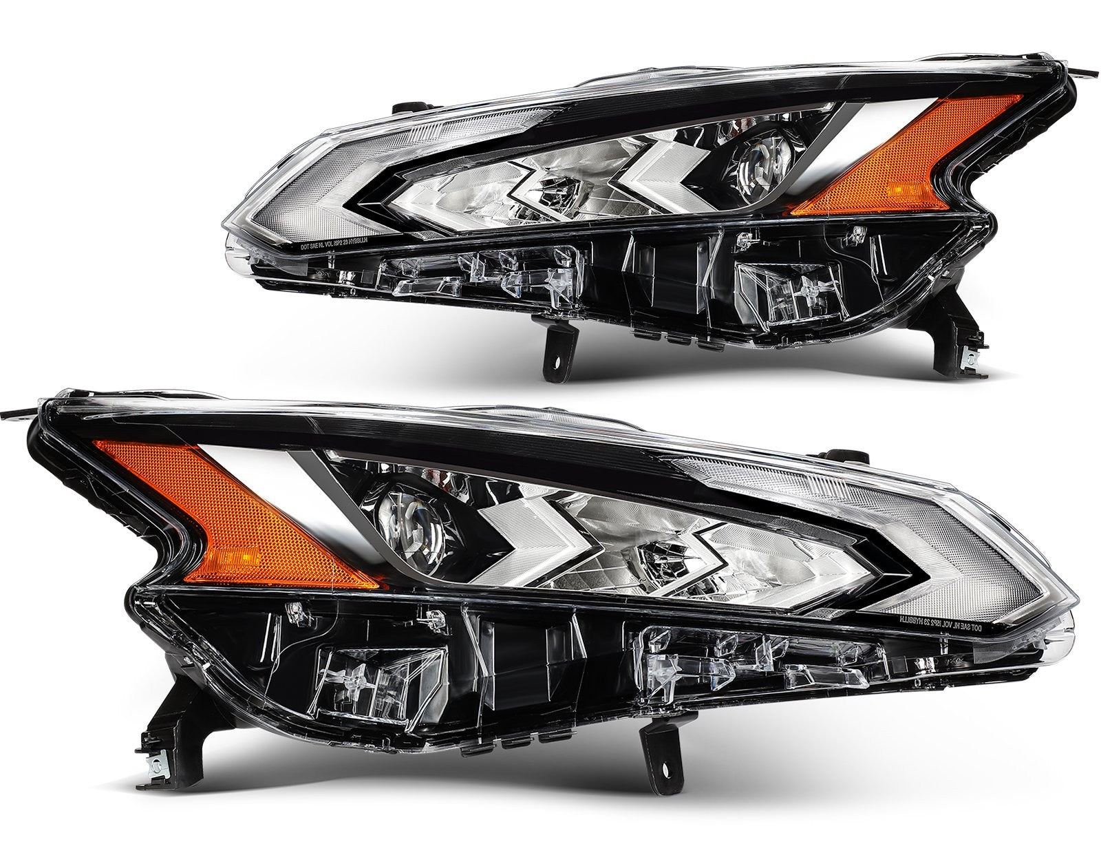 Pair Full LED DRL Headlights Assembly w/Bullbs For Nissan For Altima 2022-2019 6B93BC-57
