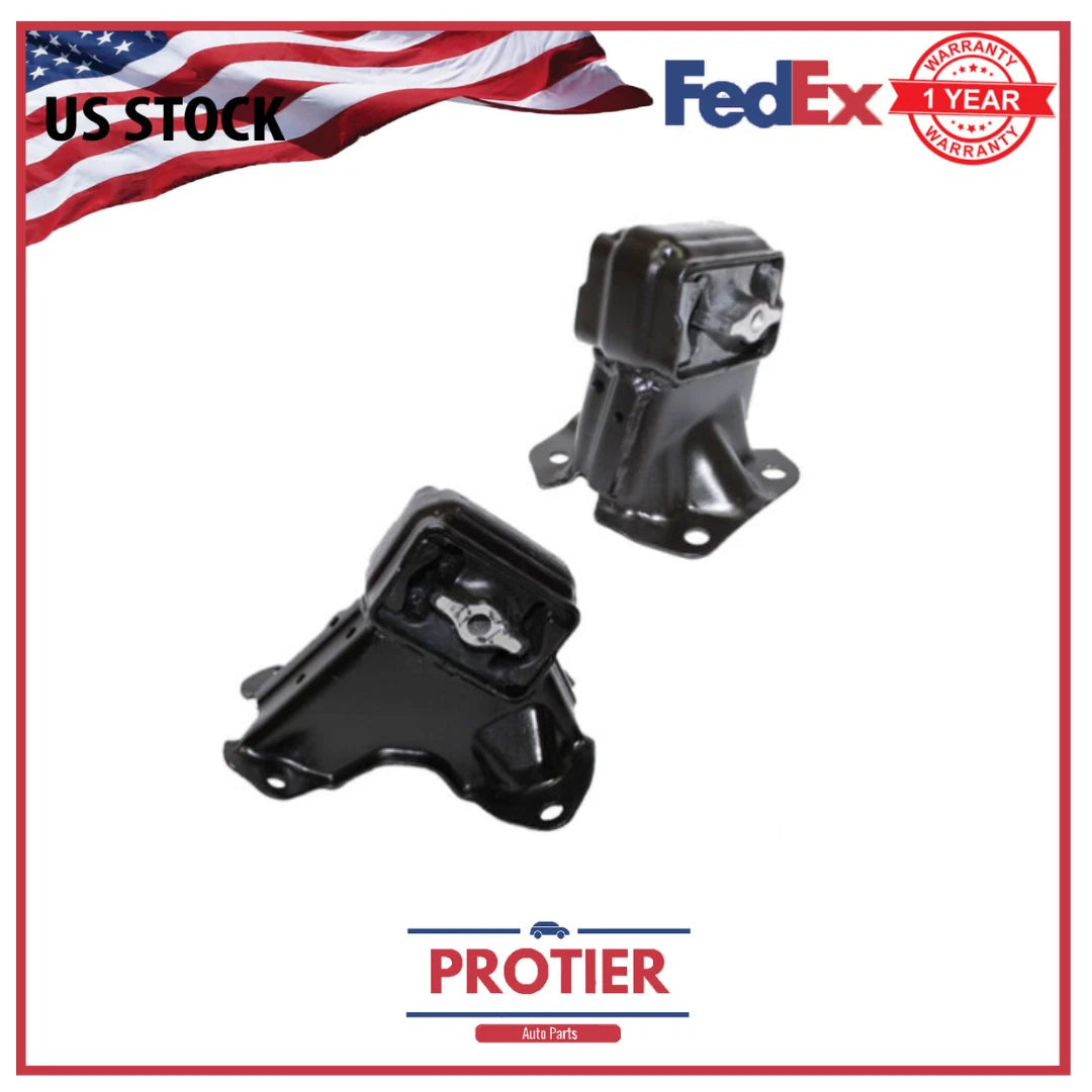 Front Left & Right Motor Mount 2PCS Set fit 2005-2010 Jeep Grand Cherokee 3.7L 6B93BC-57