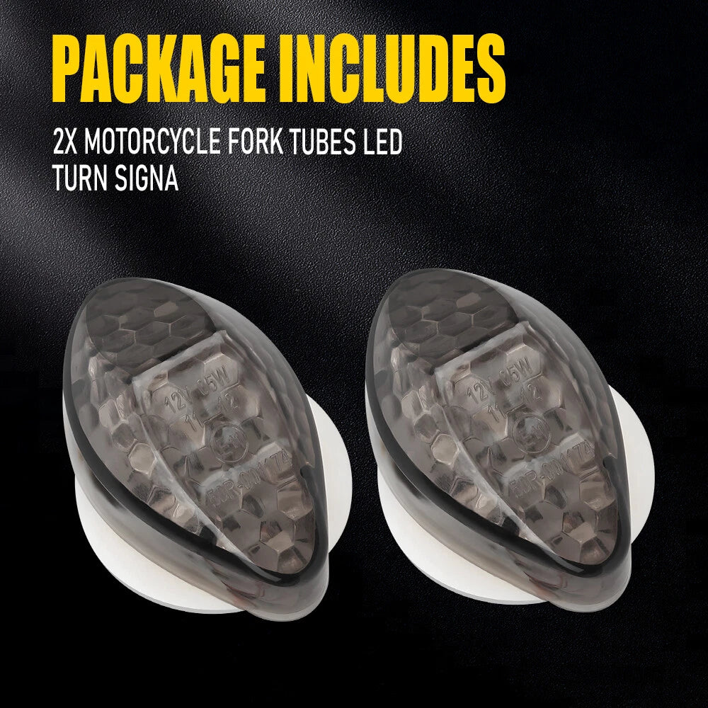 LED Flush Mount Front Turn Signal Blinker Amber For Honda CBR600RR CBR600F4/F4i 6B93BC-57