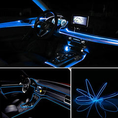5M Auto Atmosphere Car Interior Strip Light Wire LED Decor Accessories Lamp EOA 6B93BC-57