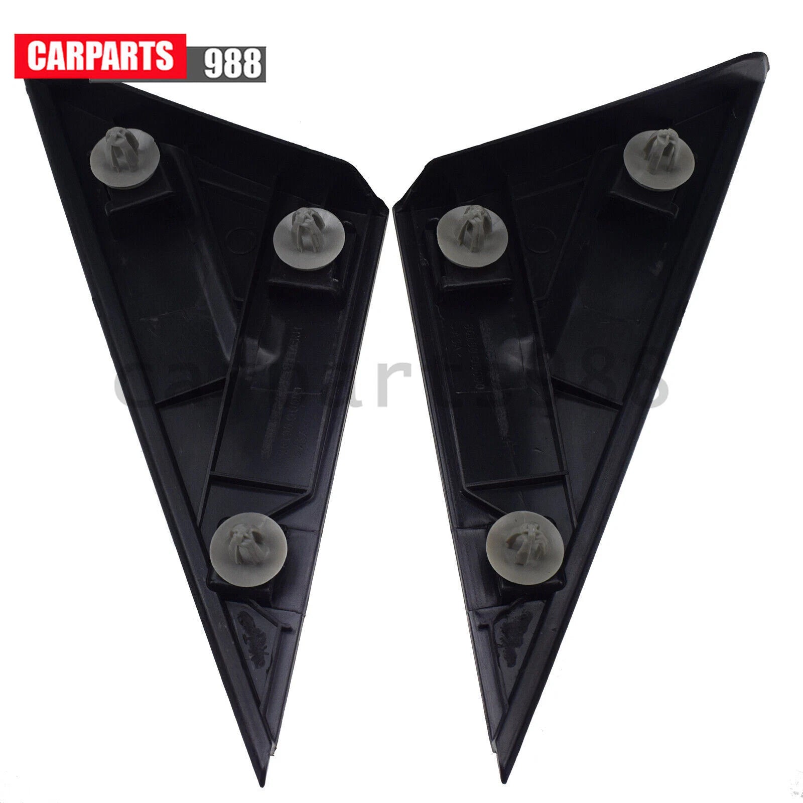 2Pcs Left Right Fender Pillar Molding Corner Trim For Hyundai Accent 2012-2017 6B93BC-57