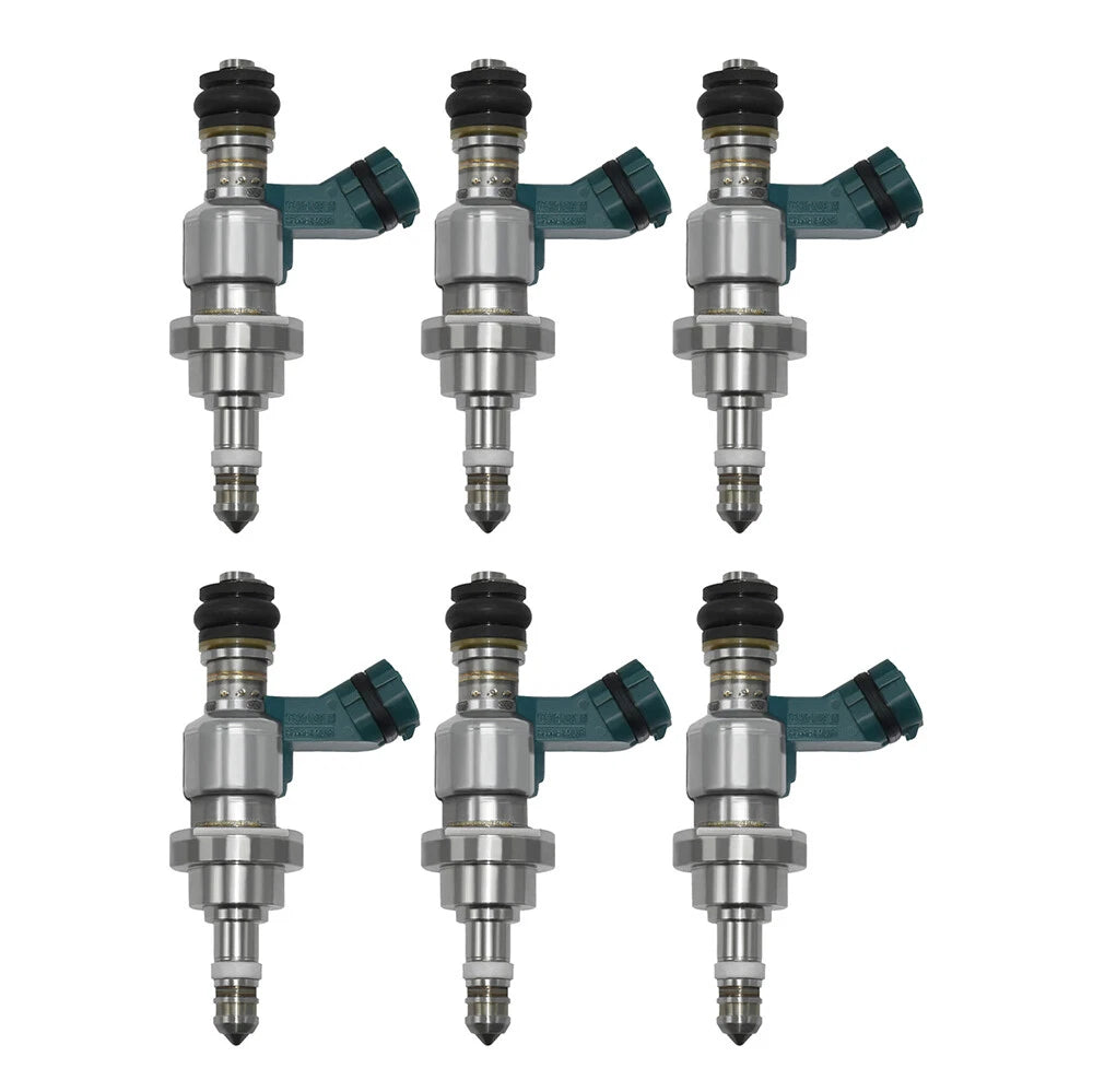 6x Fuel Injectors 23250-31020 For Lexus IS250 GS300 2.5L 3.0L W/ Connector Seal 6B93BC-57