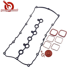 PCV Engine Valve Cover 2 Piece Intake manifold gasket set For VW Audi 3.6L 6B93BC-57