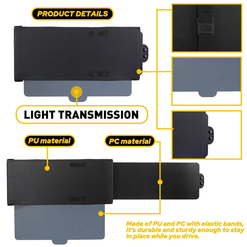 For Shade Visor Car Shield Anti Sun Extend Glare Extension Driving Universal 6B93BC-57