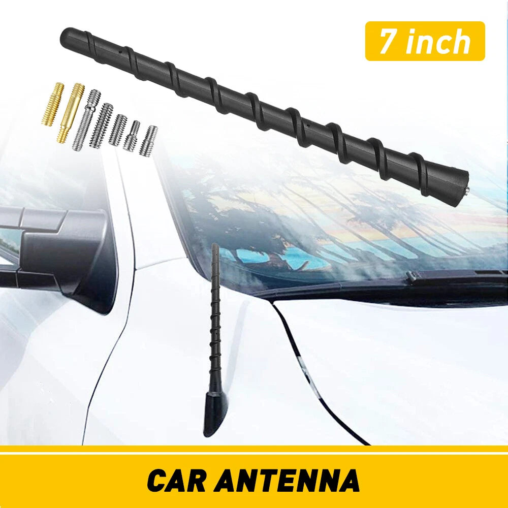 RADIO ANTENNA 7" CAR SPIRAL MAST FM/AM SIGNAL AERIAL FOR GMC ACADIA 2007-2015 EA 6B93BC-57