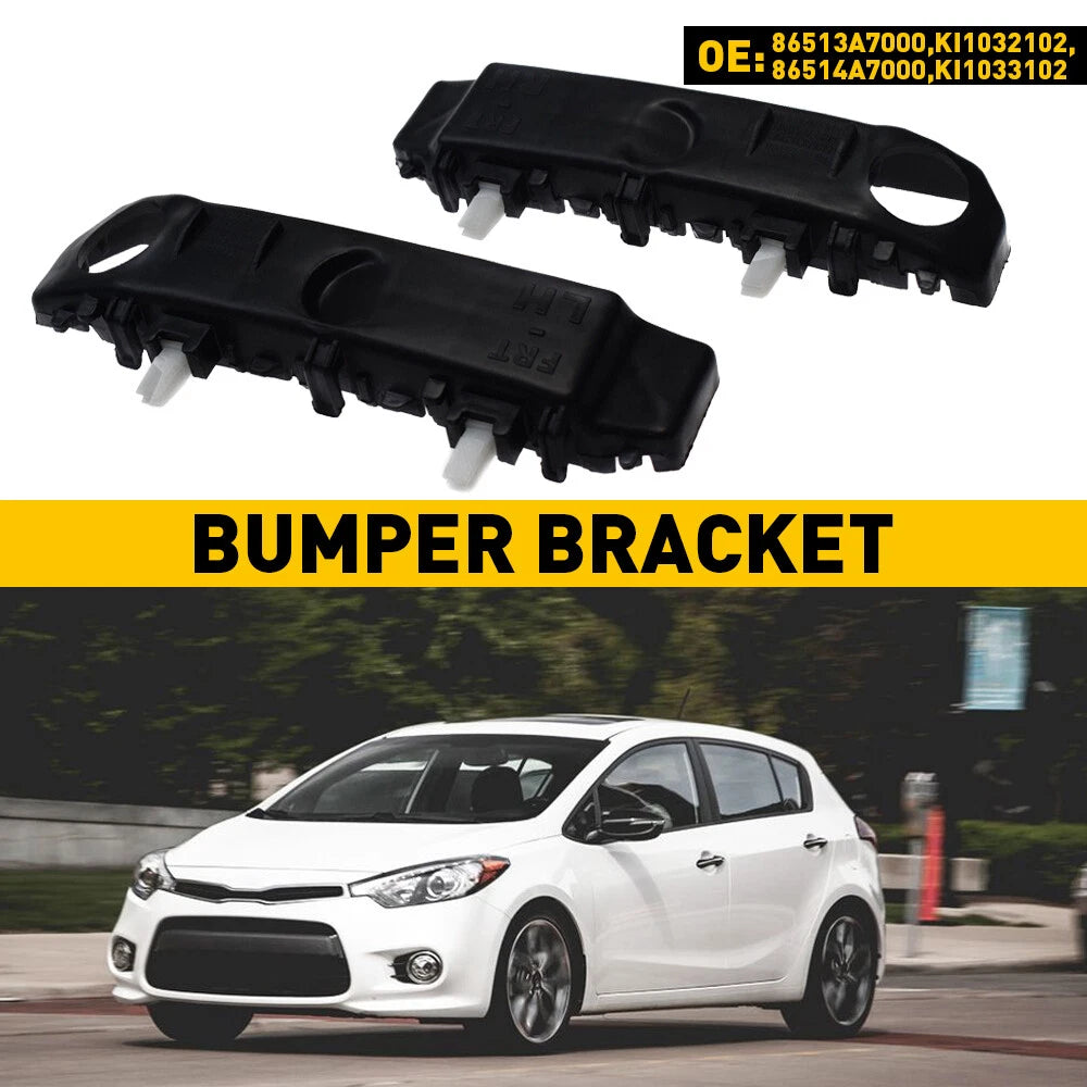 2pcs Bumper Bracket For 2014-18 Kia Forte Forte5 Forte Koup Cover Reinforcement 6B93BC-57