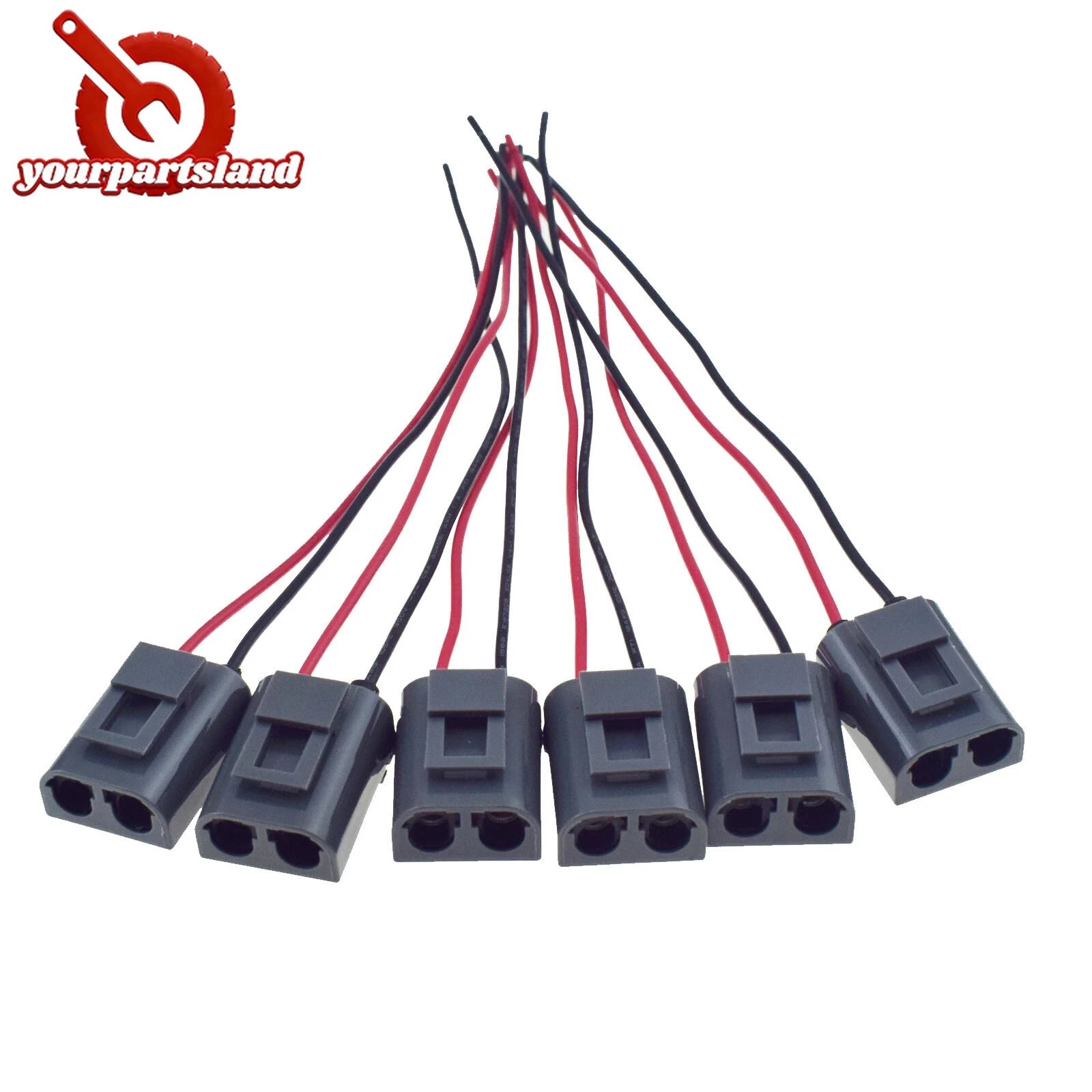6PCS For VOLVO 960 S90 V90 V40 Ignition Coil Wiring Connector Harness 9144275 6B93BC-57