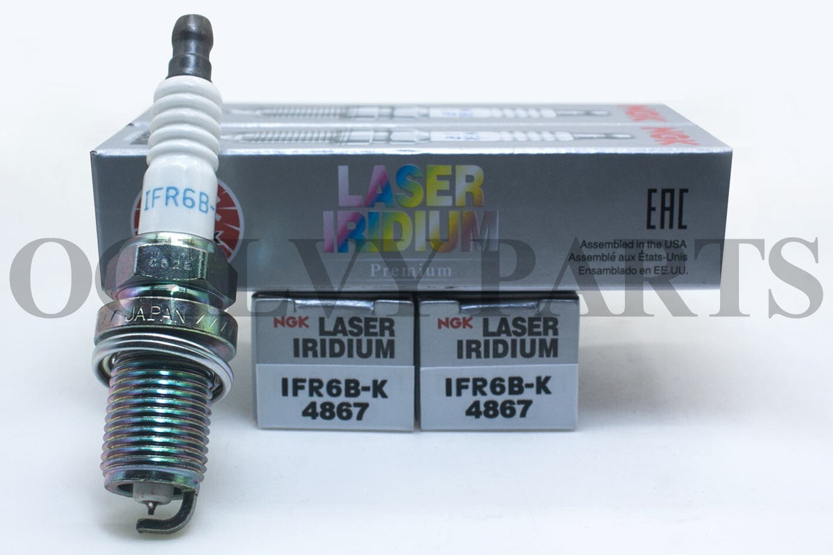 4 x Spark Plugs IFR6BK Made in Japan NGK Laser Iridium 4867 IFR6B-K Tune JP