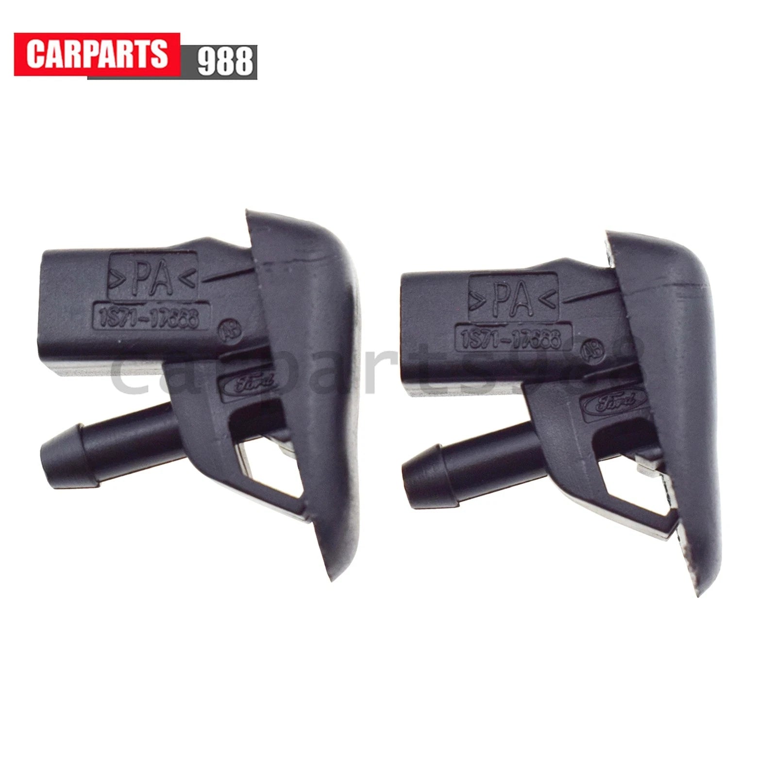 2x Front Windscreen Washer Jet Nozzles For Volvo S60 XC60 S80 XC70 V70 31301826 6B93BC-57