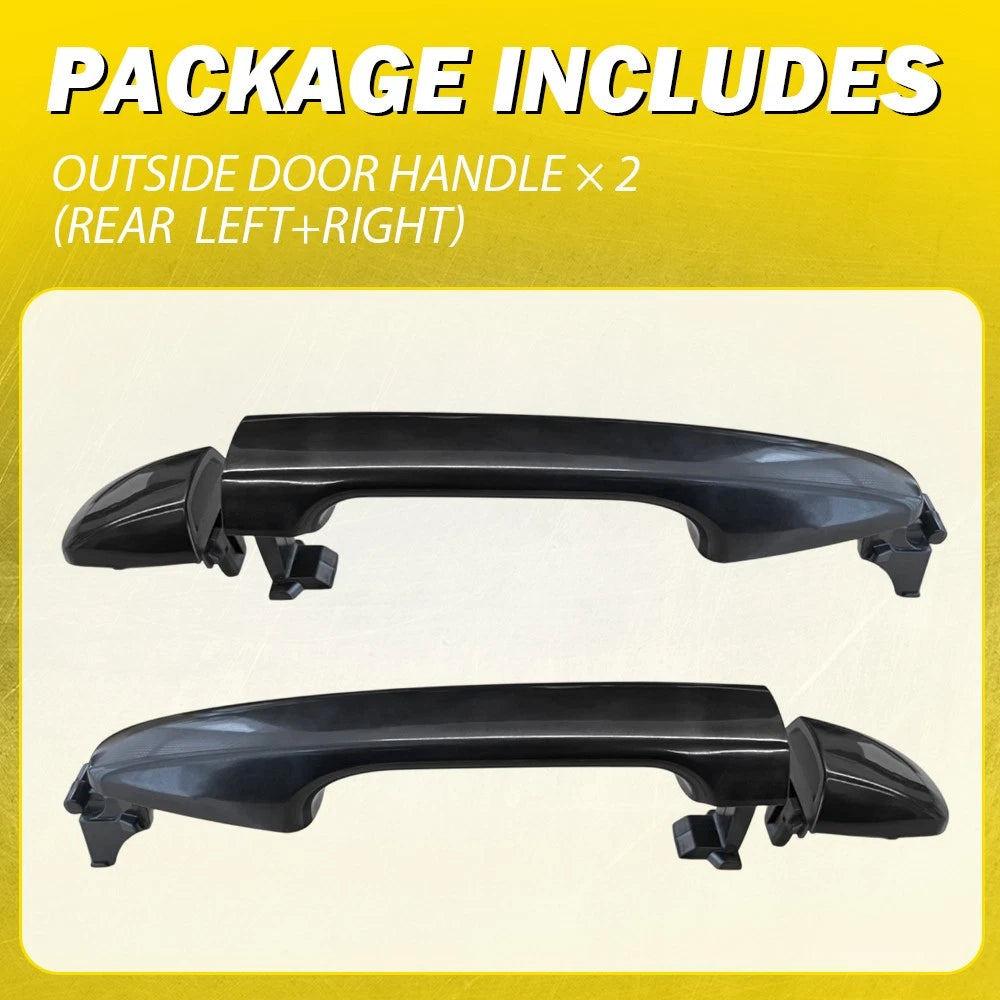 2PCS For 2009-2015 Toyota Venza Outside Exterior Door Handle Rear Left Right EOA 6B93BC-57