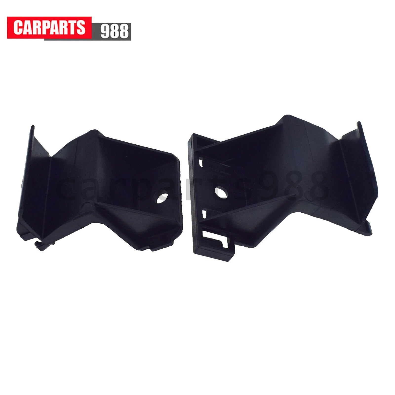 Front Left Right Bumper Bracket Black For 2010-13 Mazda 3 BBM450161C BBM450151A 6B93BC-57