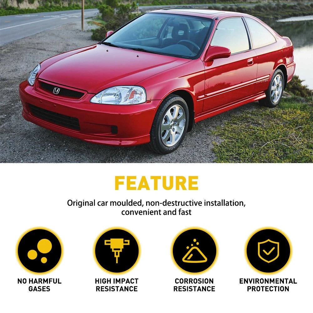 For Honda Civic Coupe Sedan 96-00 Mud Flaps Splash Guards Front Rear Wheel EOA 6B93BC-57