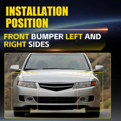 Front Bumper Retainers Brackets Right Left Replacement for Acura TSX 2004-2008 A 6B93BC-57