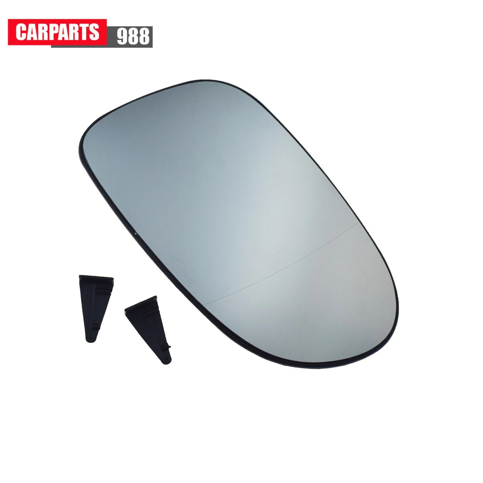 Left Side Mirror Glass with Backing Heated For Mercedes SLK320 CLK55 B66818421 6B93BC-57