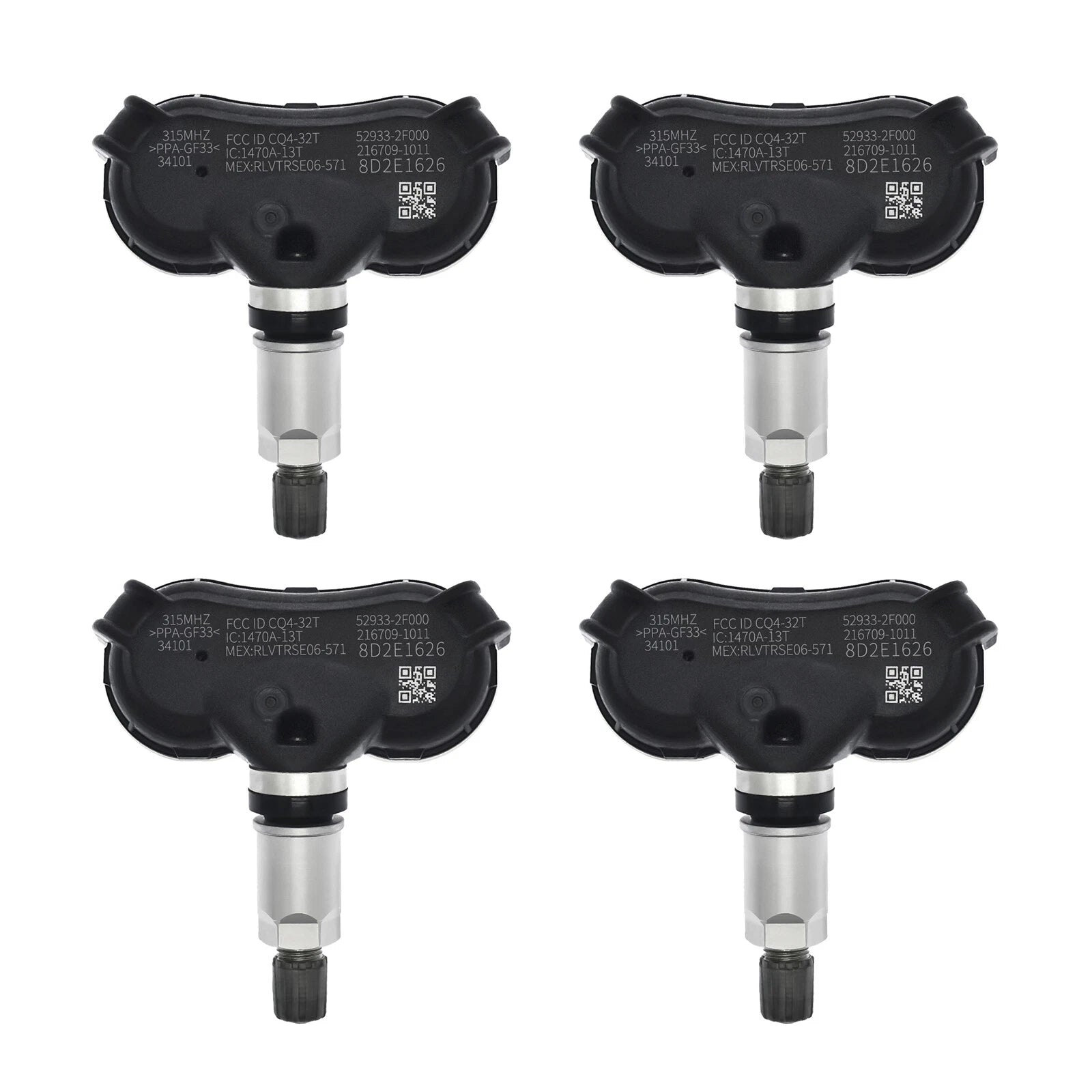 4pc Tire Pressure Sensor TPMS For Hyundai Accent Genesis Sonata Kia Rio Spectra 6B93BC-57