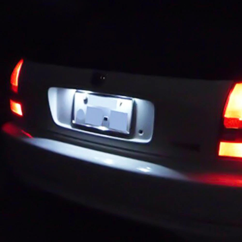 2X License Plate LED Lights Lamps Assembly For Civic 92-95 Hatchback 96-00 Coupe 6B93BC-57