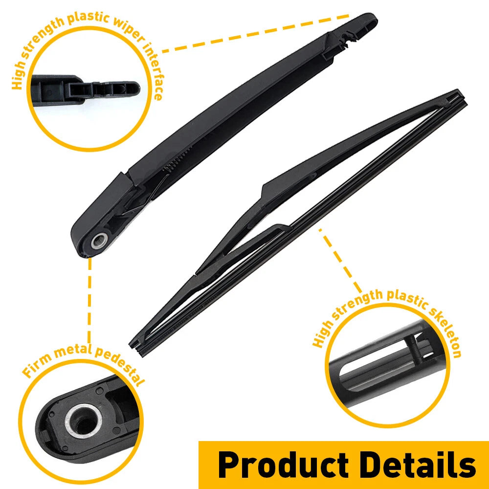 Rear Wiper Arm and Blade Assembly For 2008-2013 Nissan ROGUE Natural Rubber HOT 6B93BC-57