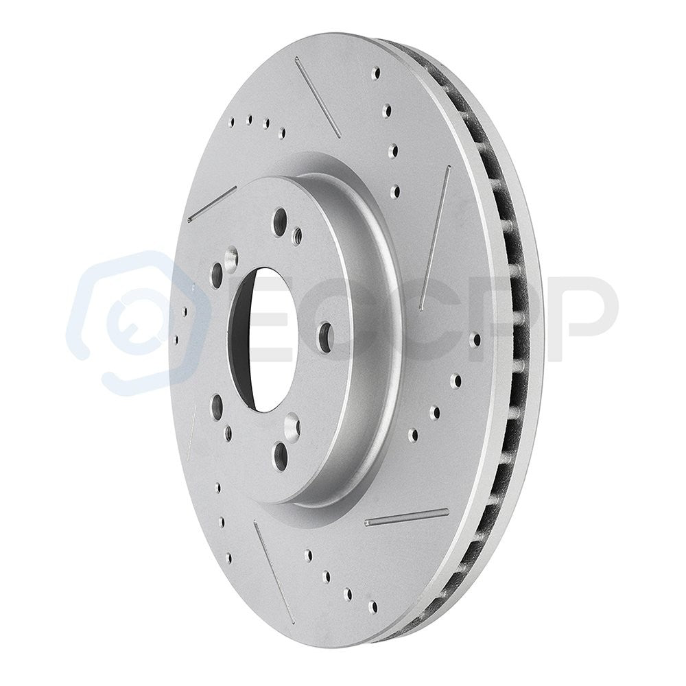 Front Drilled Slotted Rotors for Compass Patriot MK Avenger Caliber 200 Sebring 6B93BC-57