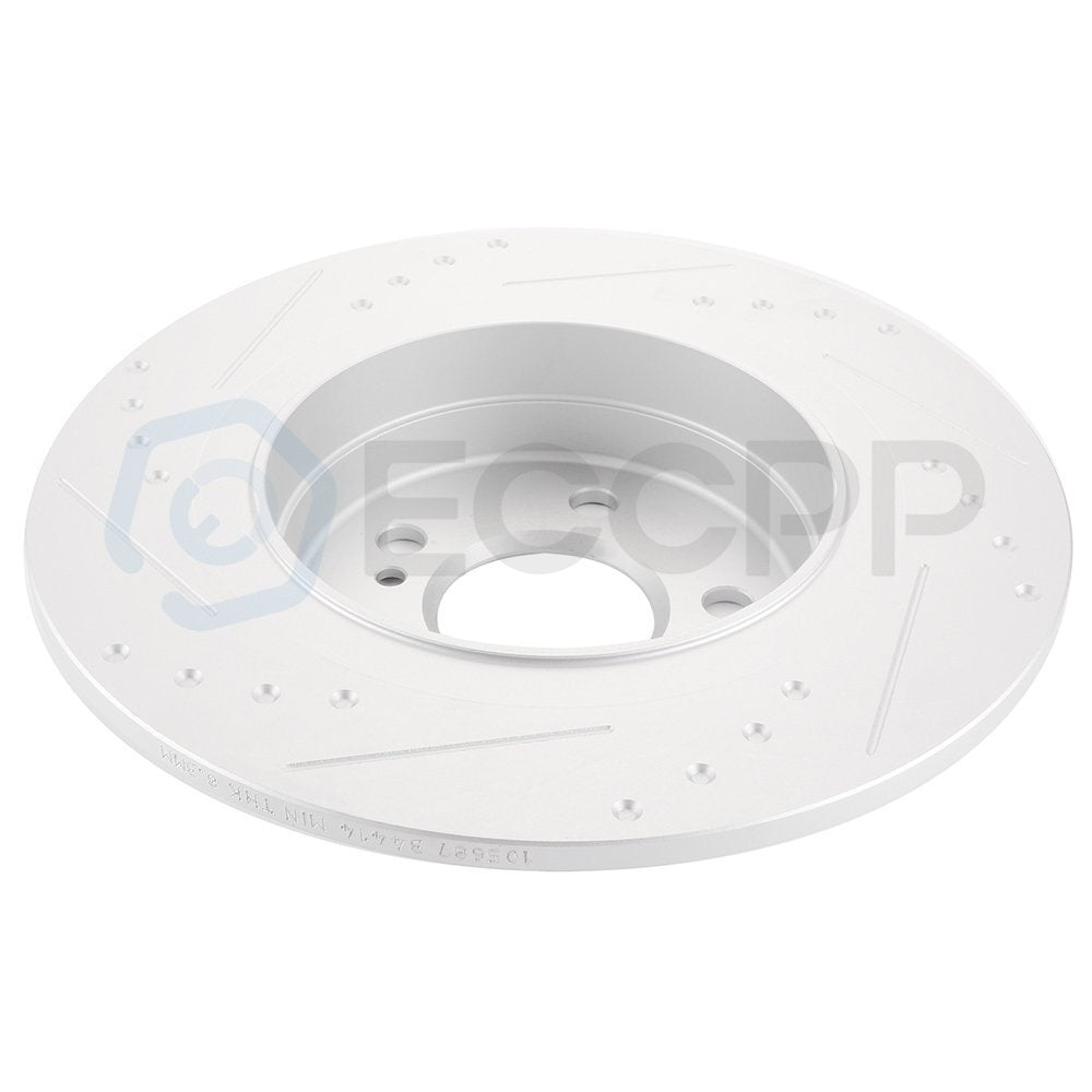 Rear Disc Brake Rotors for 2008 2009 2010 - 2012 Mercedes-Benz C230 C250 C300 6B93BC-57