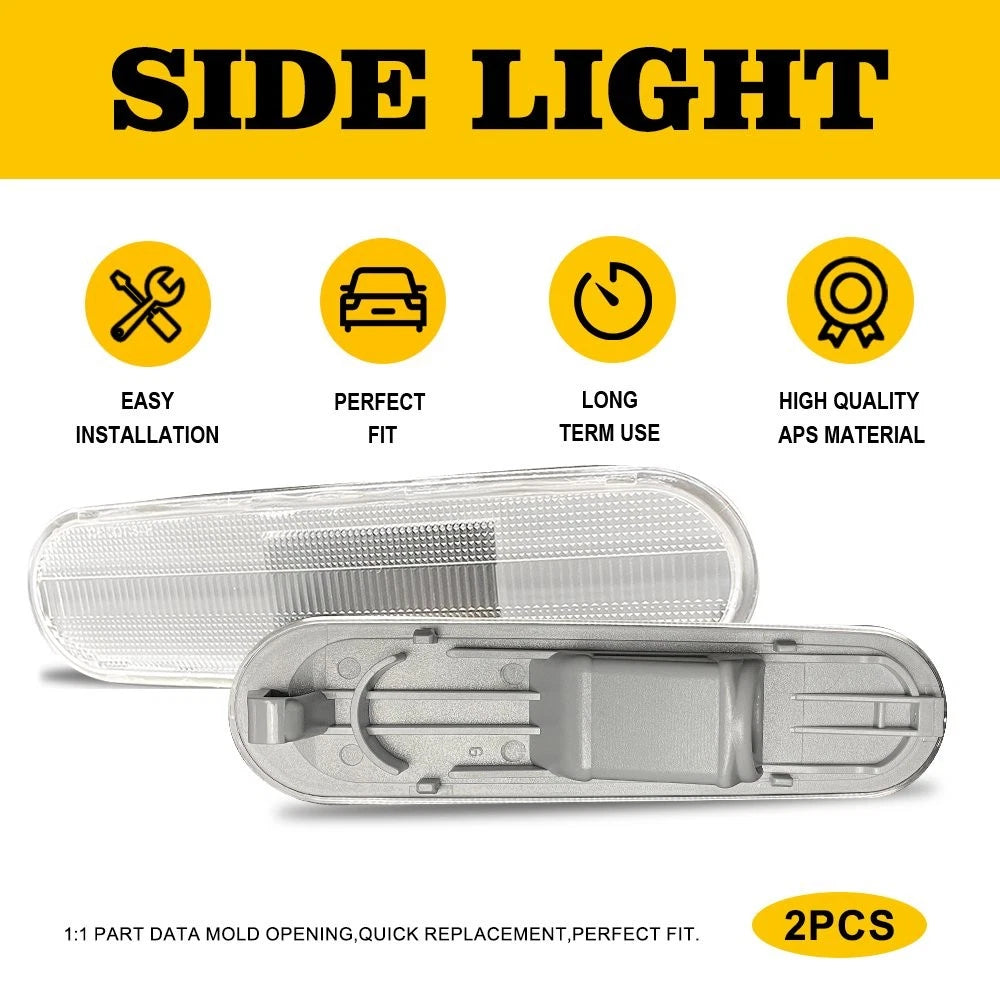 4X For 2002-2005 Honda Civic Si EP3 3Door LED Side Marker Light Waterproof EOA 6B93BC-57