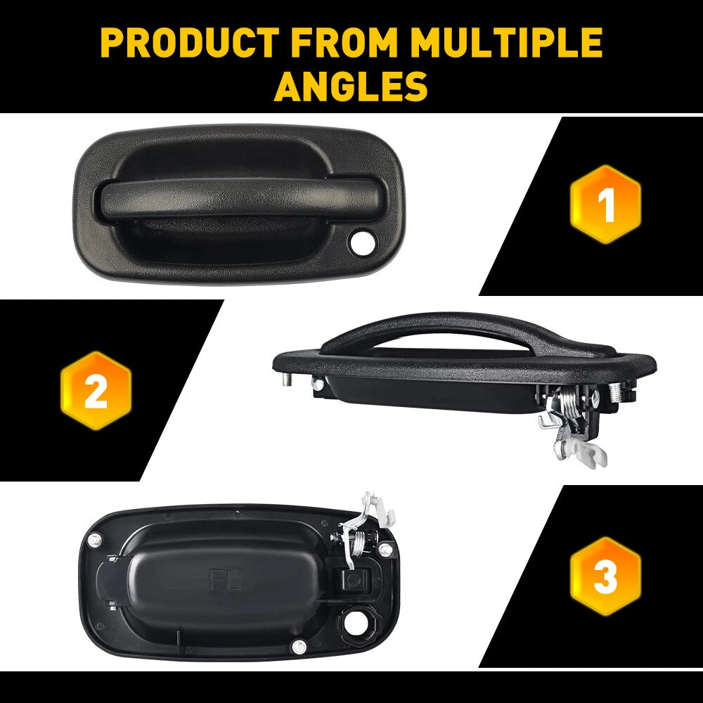 1PCS Front Left Outside Door Handle Fit Avalanche Chevy Silverado GMC Yukon EOA 6B93BC-57