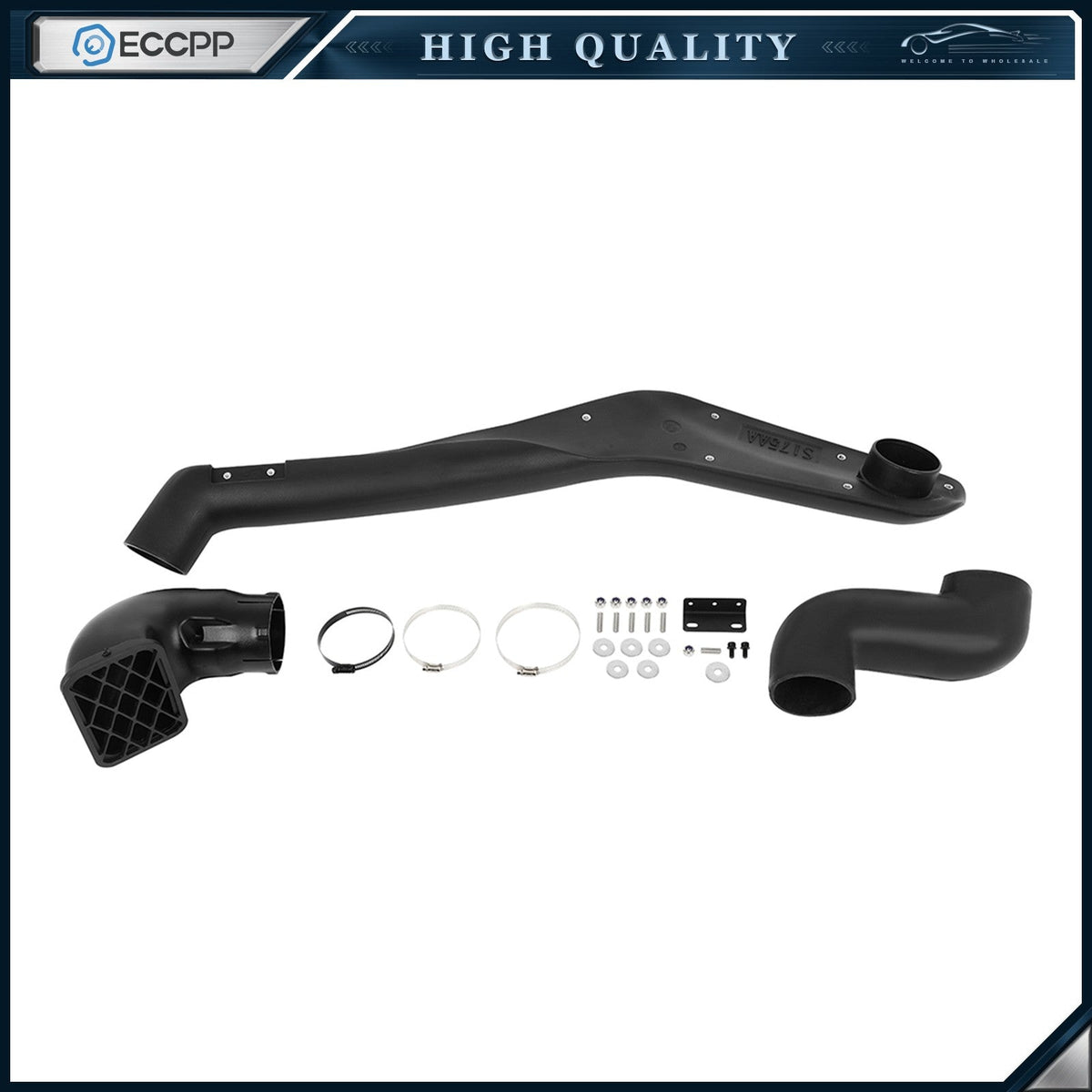 Snorkel Kit Black For Isuzu D-Max RT50 2012-2015 2016 2017 2018 Textured 6B93BC-57