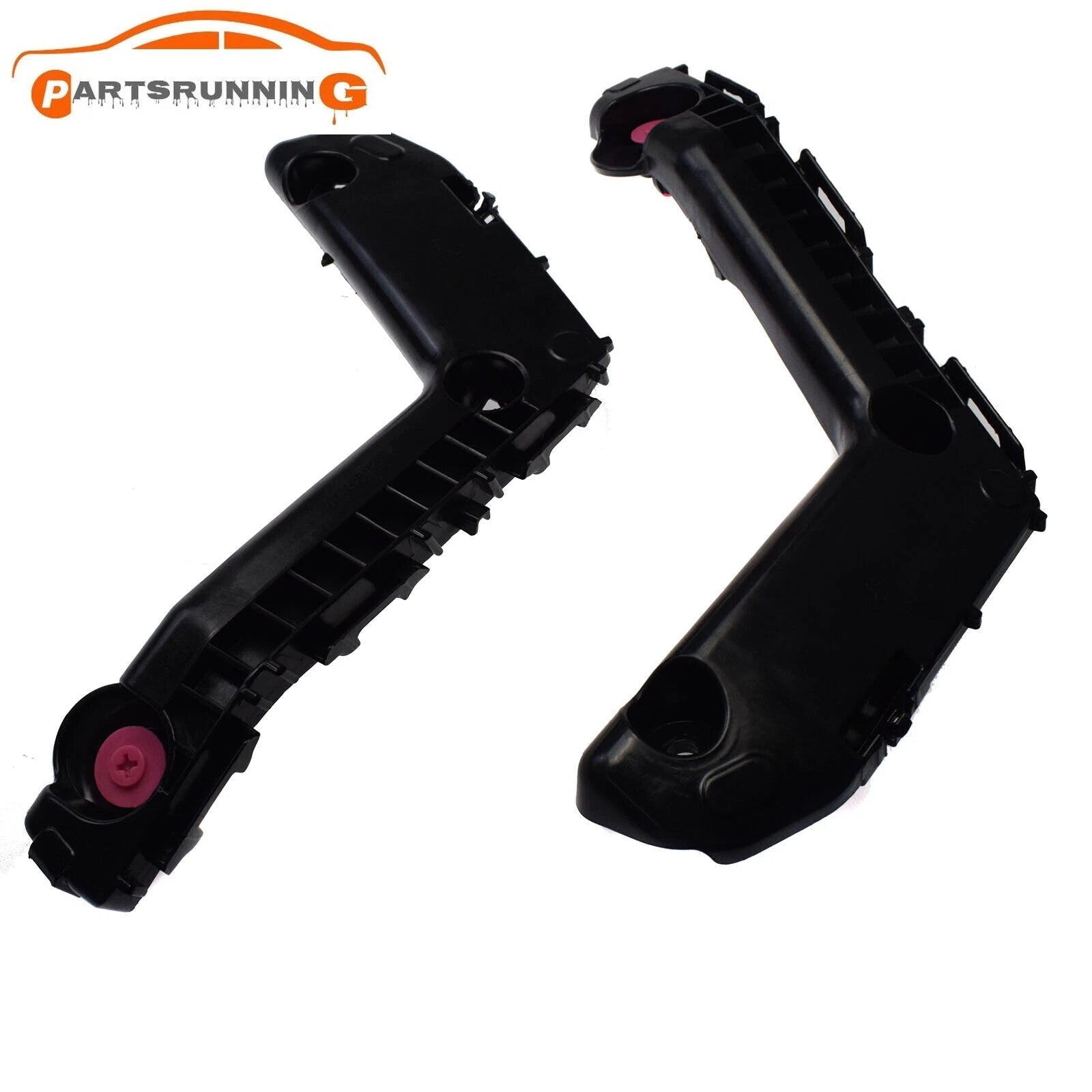 2PCS Front Driver and Passenger Side Bumper Bracket For 2017-2019 Toyota Corolla 6B93BC-57