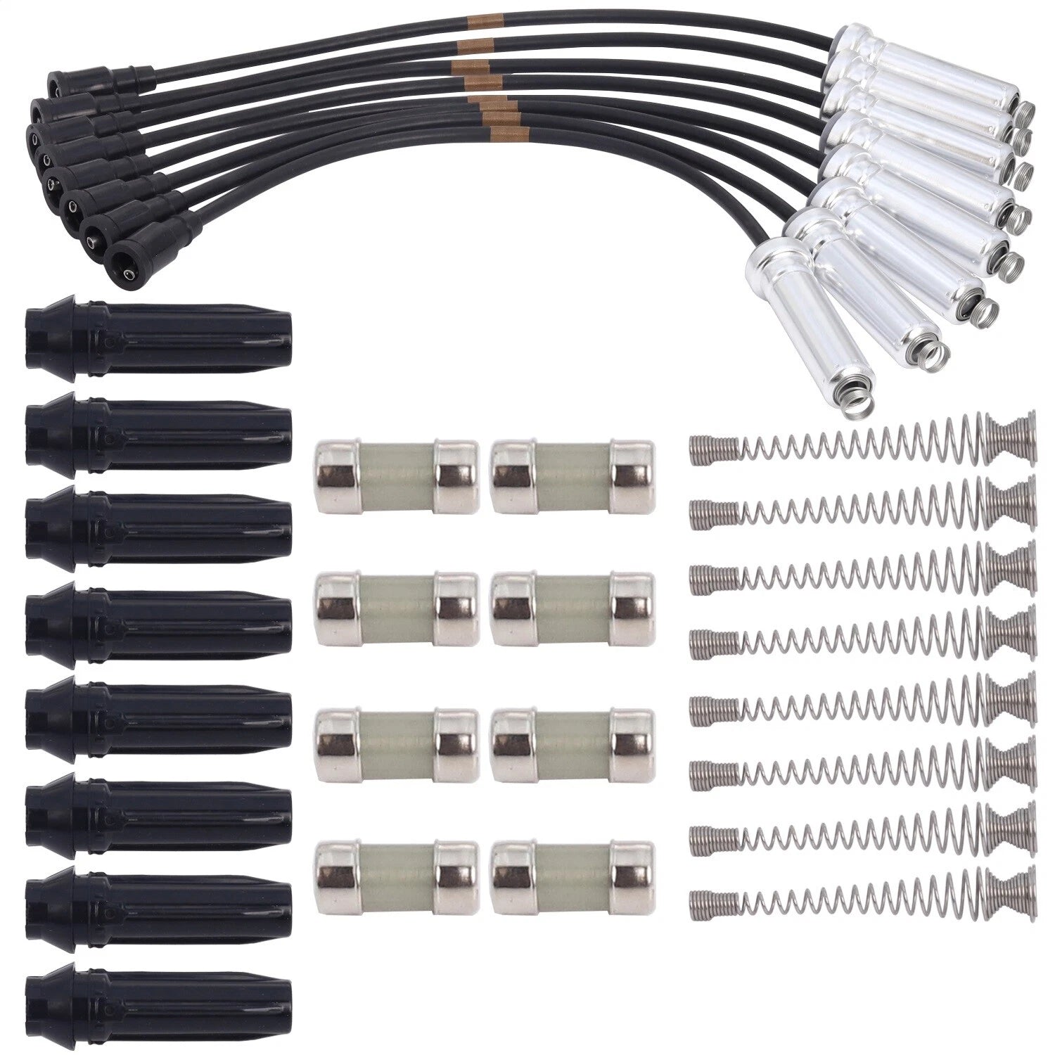 Spark Plug wire set compatible with Ford 2017-2020 F-250 Super Duty F-350 Super 6B93BC-57