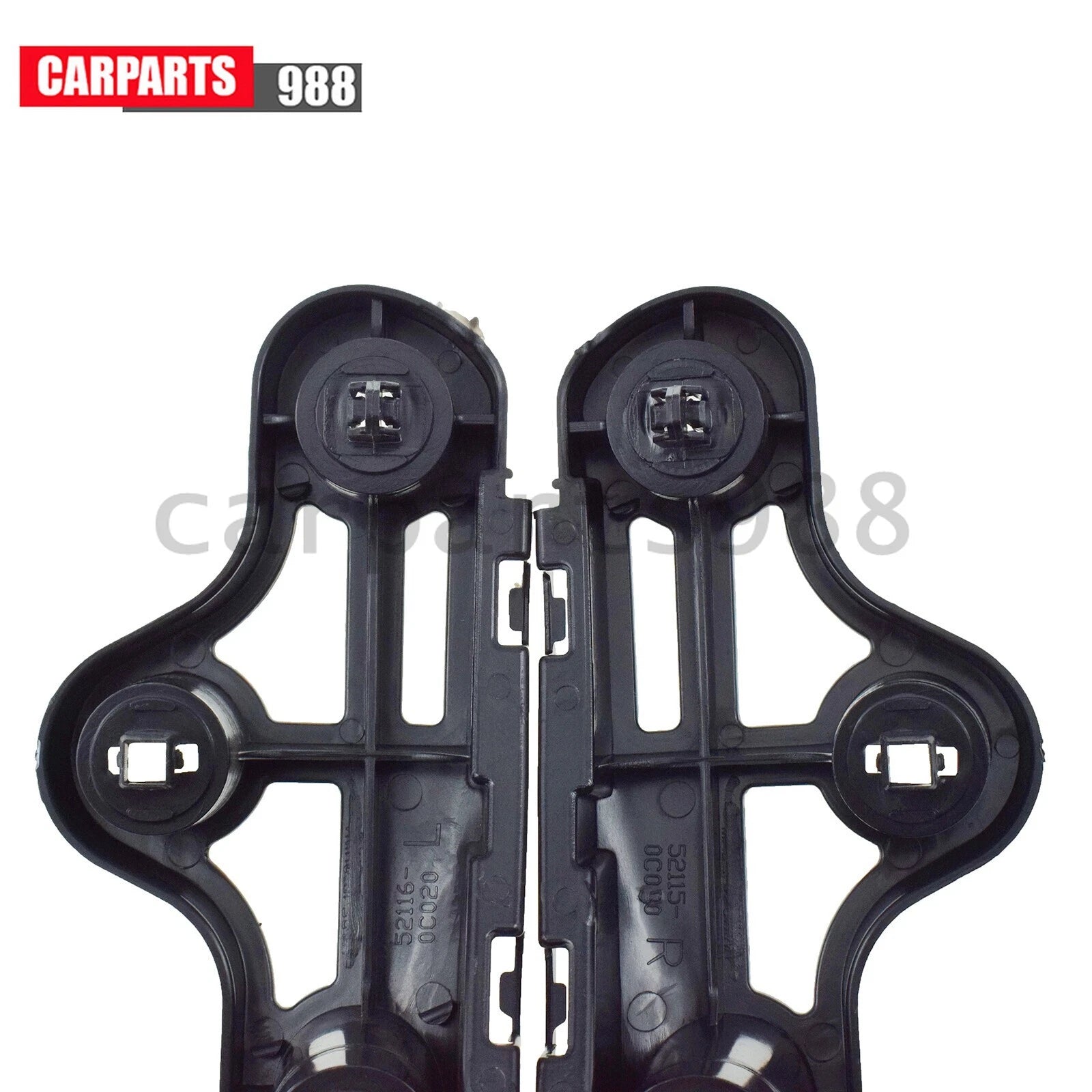 Front LH &RH Bumper Support Bracket For 2007-21 Toyota Tundra Sequoia 521160C020 6B93BC-57