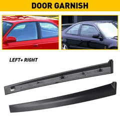 For 92-95 Honda Civic 2 3 dr LH&RH Door Garnish Trim Pillar Sash Set US 6B93BC-57