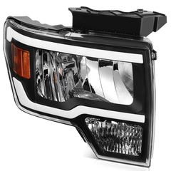 ECCPP LED Headlights Assembly For Ford F-150 F150 2009-2014 Pair Kit Black Amber 6B93BC-57