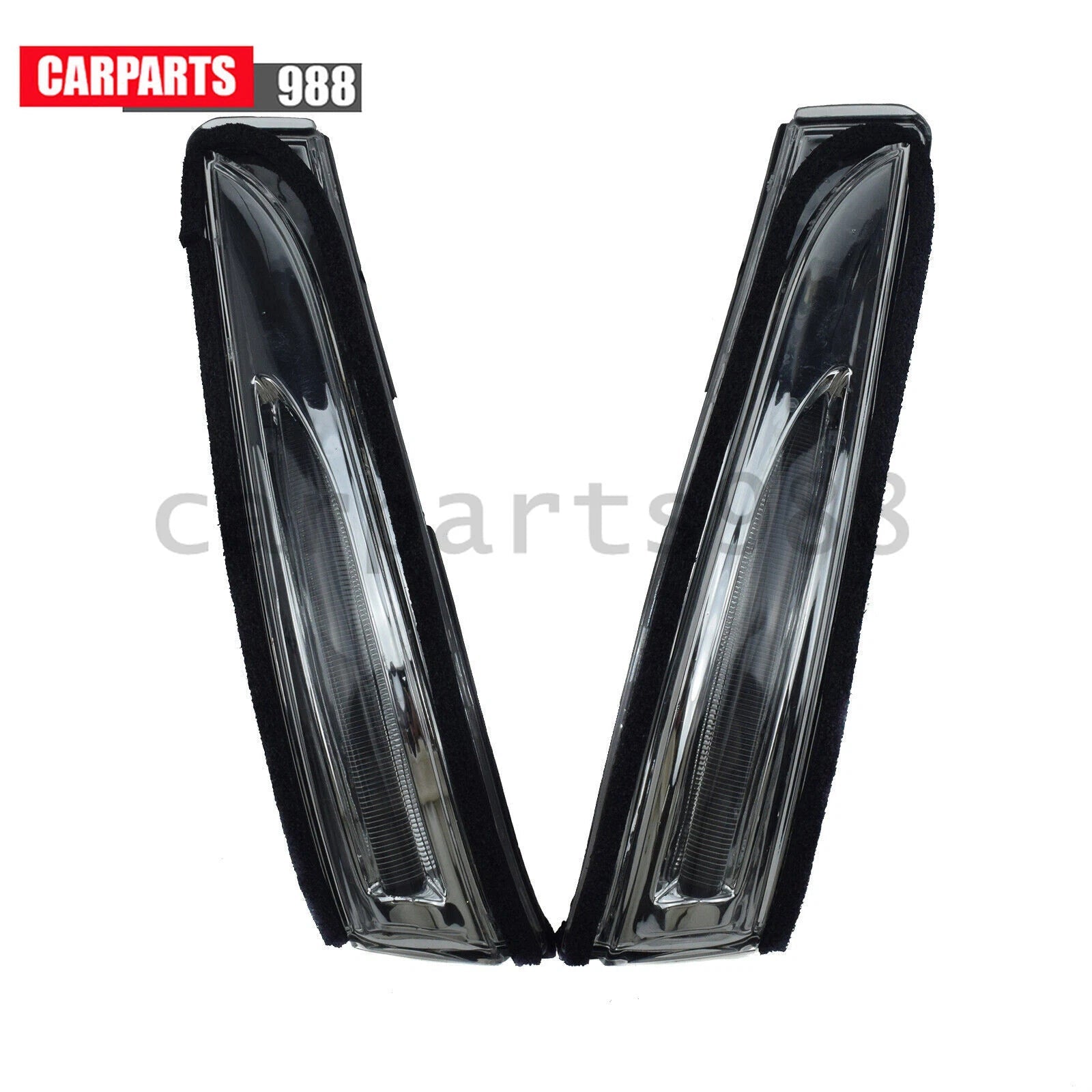 2Pcs Left Right Side Mirror Signal Lamp LED for 2011-2016 Hyundai Accent Elantra 6B93BC-57
