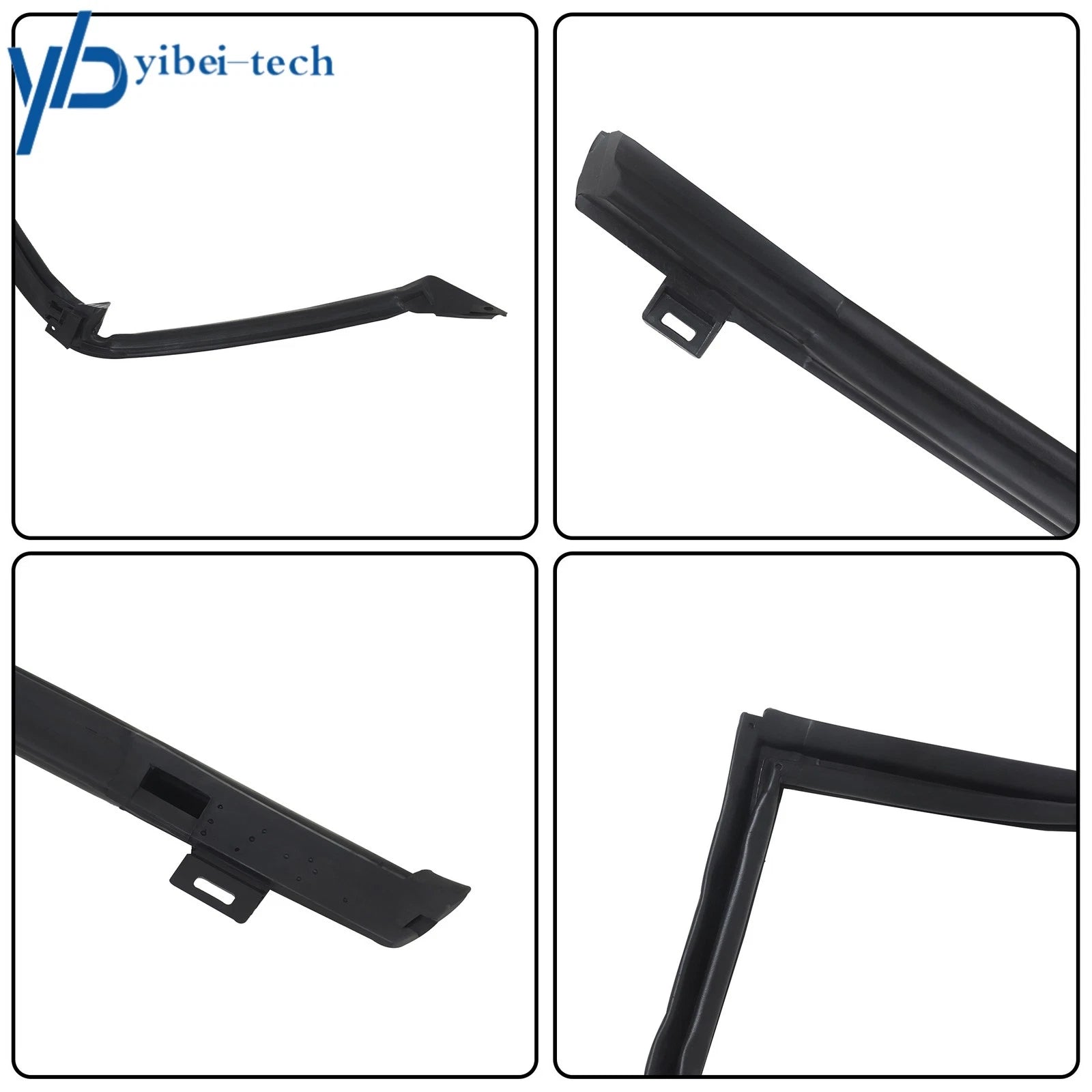 4Pcs T-Top Rubber Roof Weatherstrip Waterproof Kit For Firebird Camaro 1982-1992 6B93BC-57