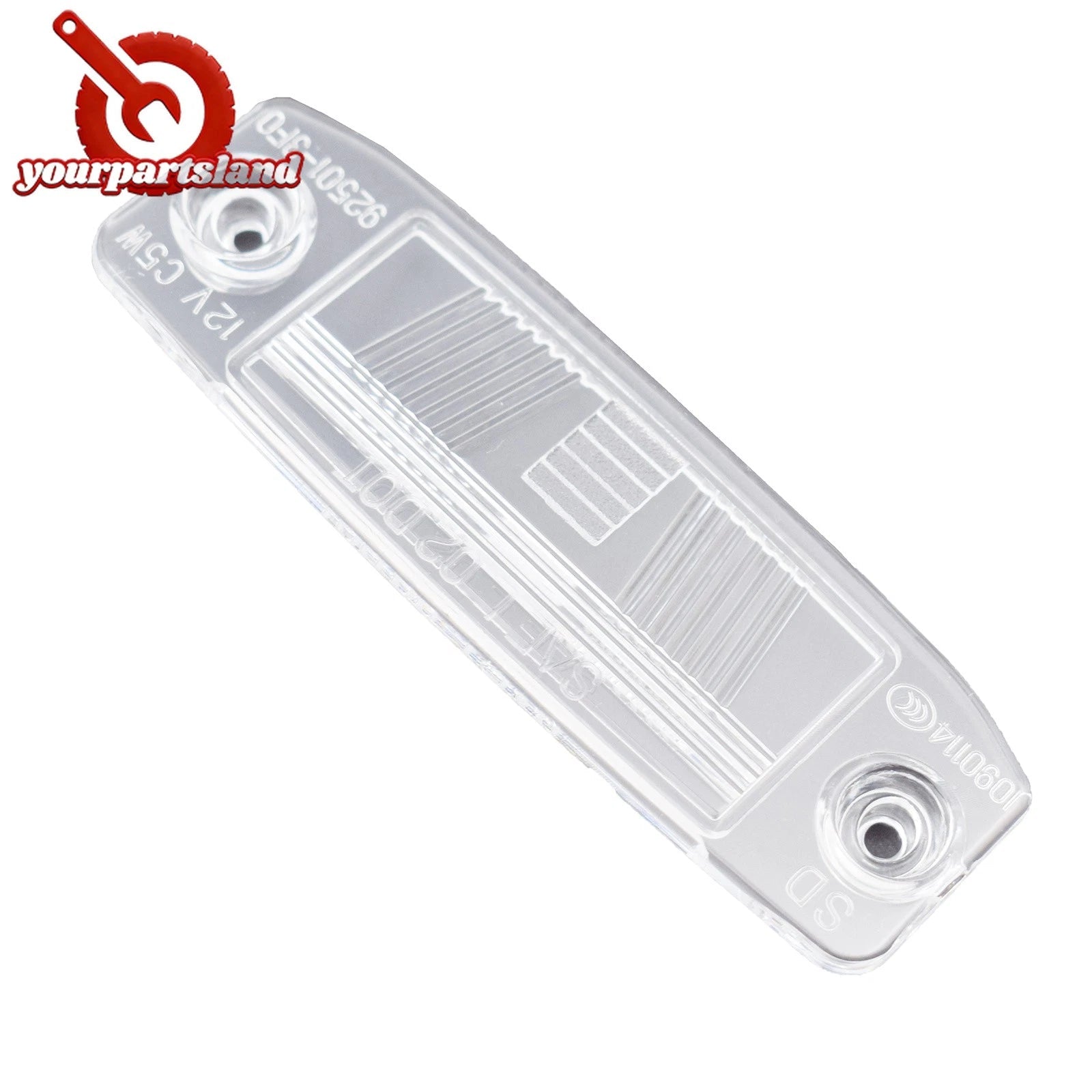 License Plate Light Transparent Cover For Hyundai Kia Elantra Tucson 925103F000 6B93BC-57
