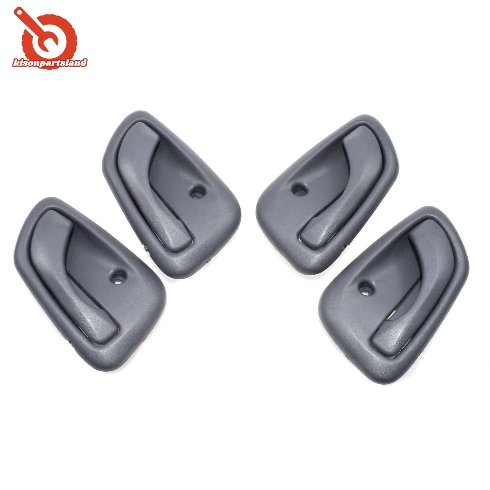4PCS Grey For 99-04 Chevy Tracker Door Handles Interior Right & Left Side Inside 6B93BC-57
