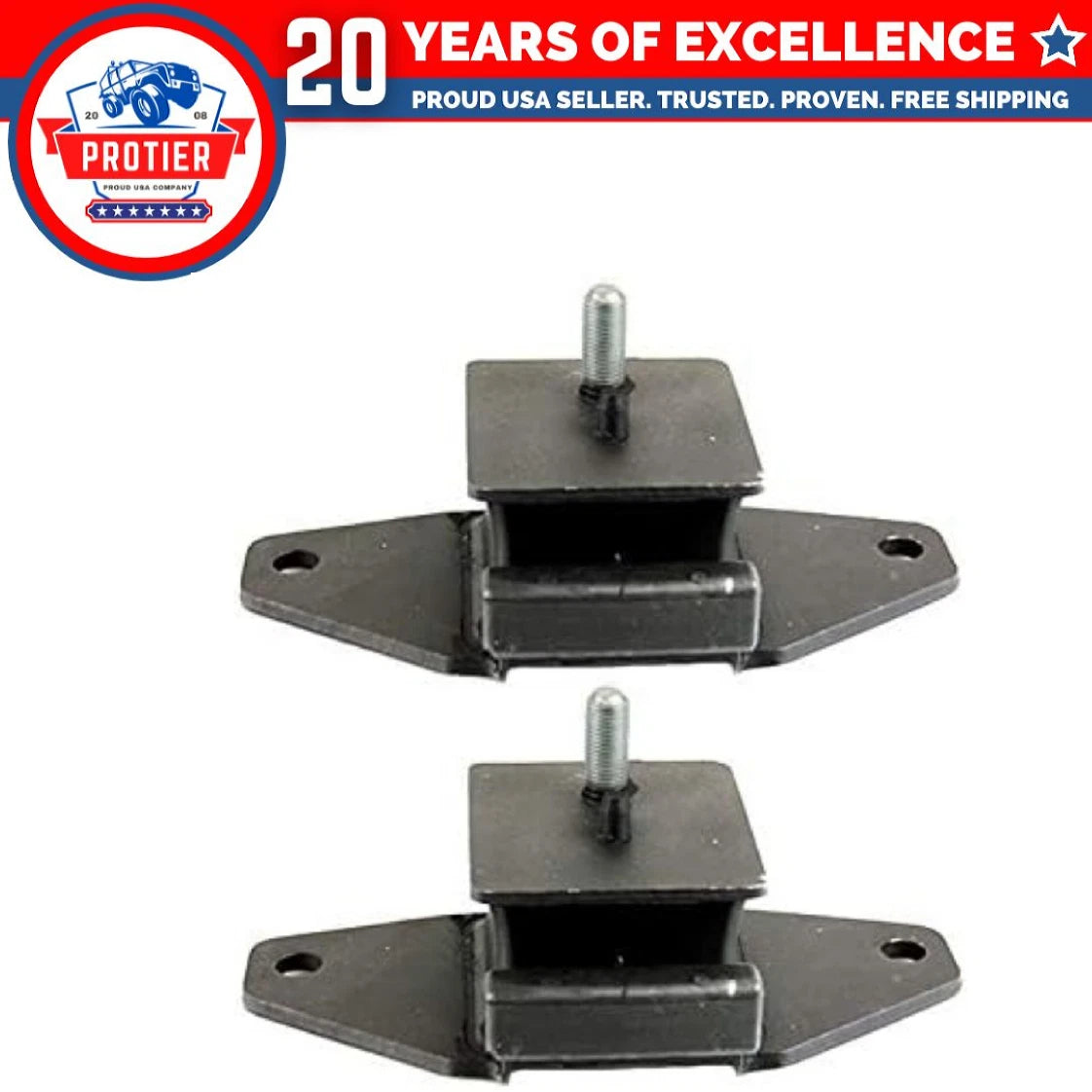 Front Motor Mount 2PCS Fit 98-07 Lexus LX470 / 98-07 Toyota Land Cruiser 4.7L 6B93BC-57