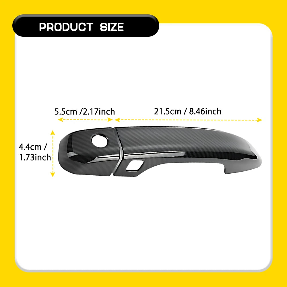 4X For 2018-2022 Honda Accord w/ Smartkey Hole Exterior Door Handle Cover Trim A 6B93BC-57